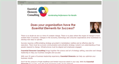 Desktop Screenshot of essentialelementsconsulting.com